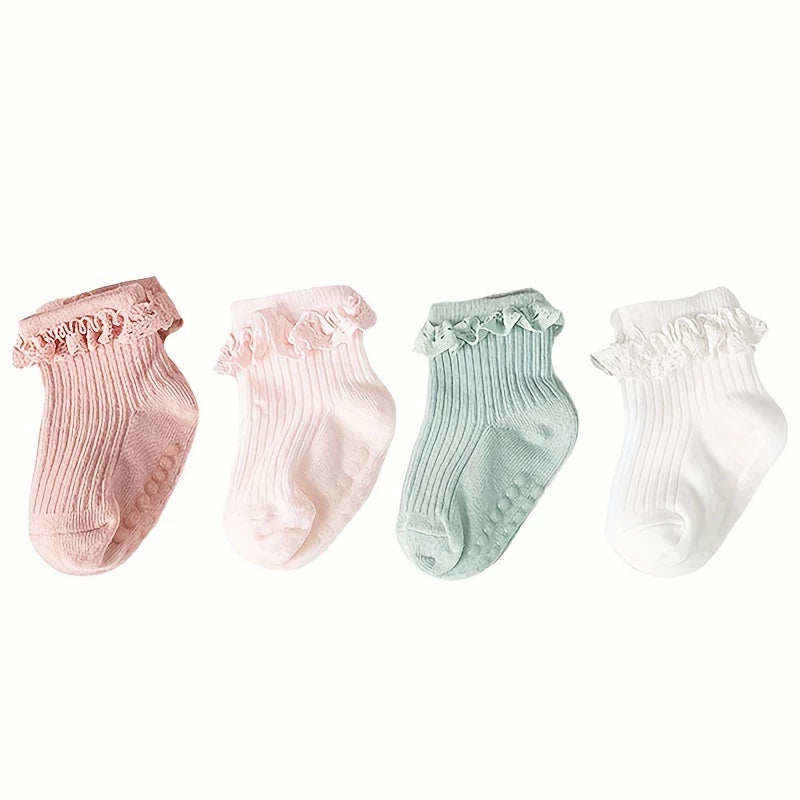 Non-Slip Baby Girls' Socks